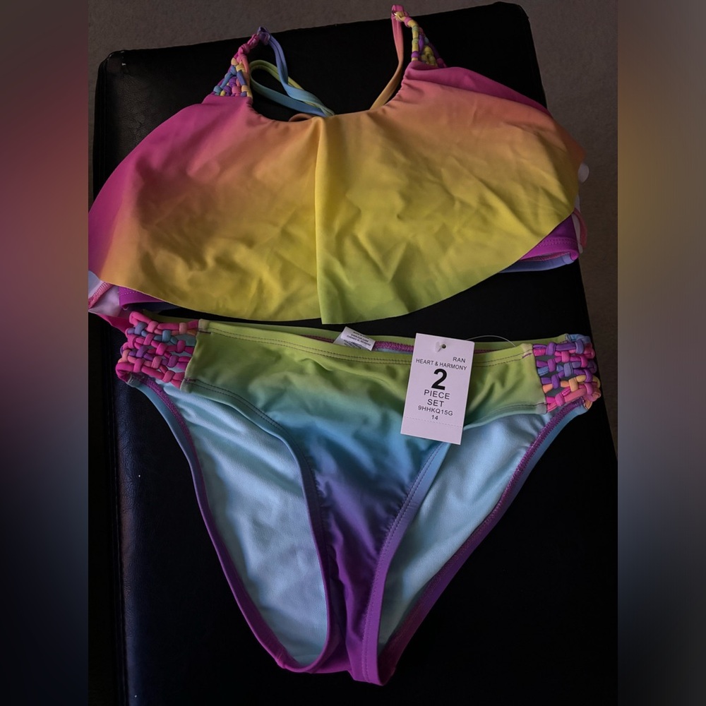 Two piece swim suit